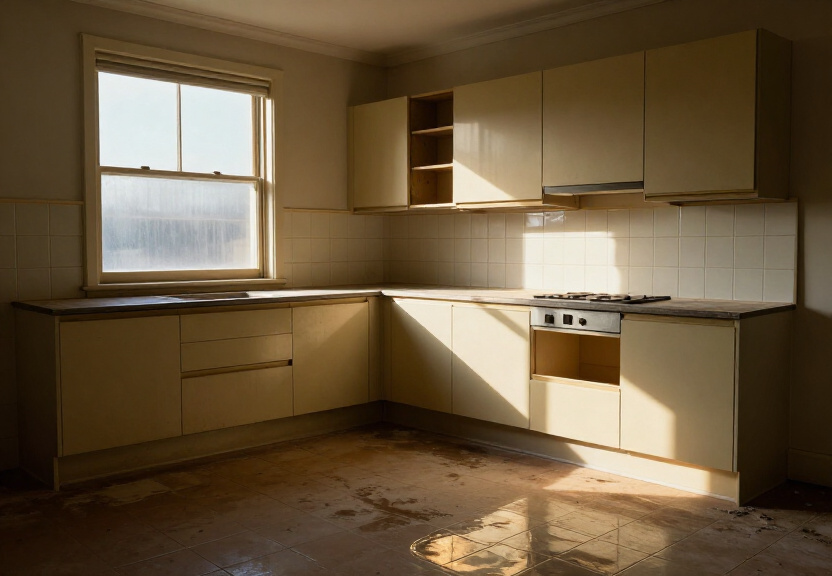 Fully restored kitchen in Pitt Town after flood restoration